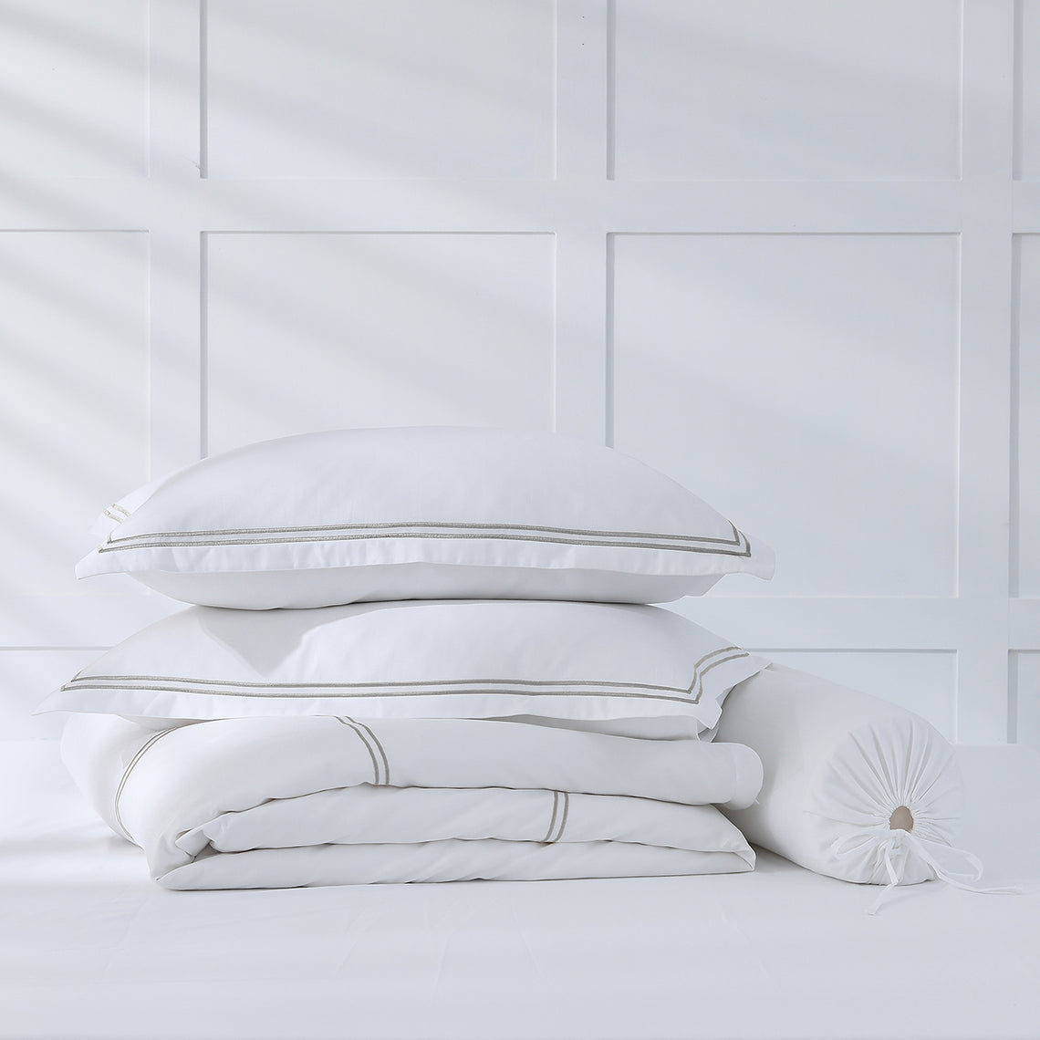 Robinsons Royale 1000TC Embroidered Bed Set Hotel Collection T&L Premium Sdn Bhd