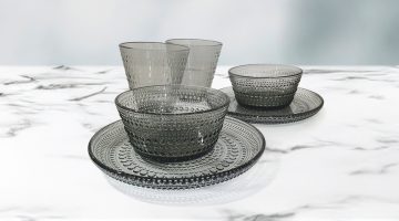 Glass Dinnerware Set  |  6pcs